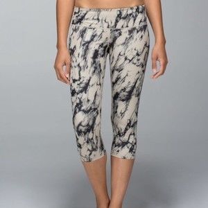 Lululemon | Wunder Under Crop | Full-On Luxtreme | Great Granite Black Mojave